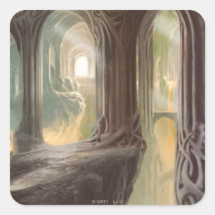 Woodland Realm Concept 2 Square Sticker