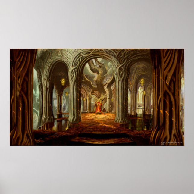Woodland Realm Throne Room Concept Poster (Front)