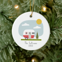 Woodland Red Camper Christmas