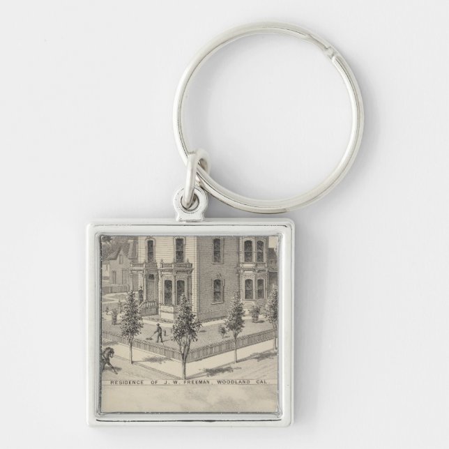 Woodland residences lithographed key ring (Front)
