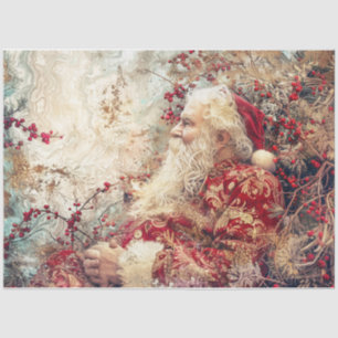 Woodland Santa Tissue Paper