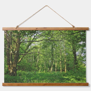 Woodland Scene. Blackweir Woods, Cardiff Hanging Tapestry
