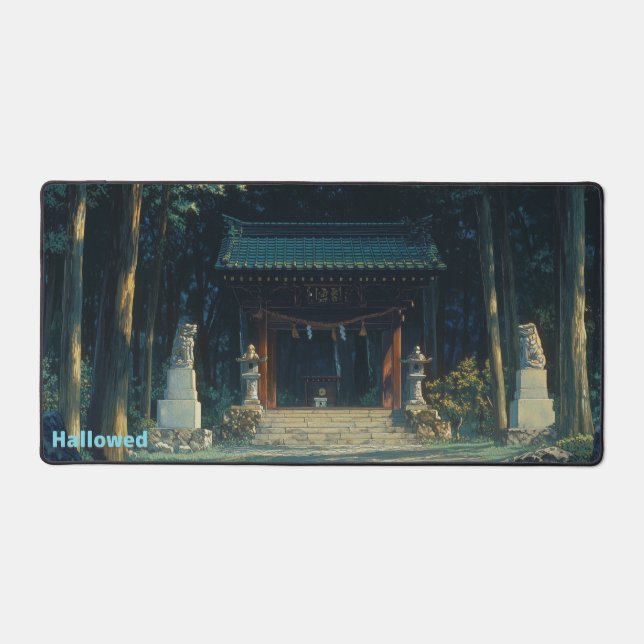 Woodland Shrine Serenity Desk Mat (Front)