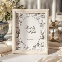 Woodland Sketched Baby Shower Books and Gifts