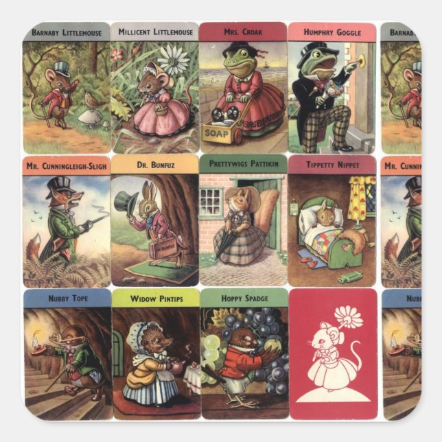 "Woodland Snap" Square Sticker (Front)