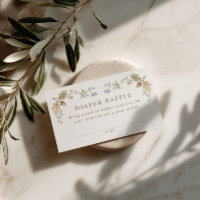Woodland Storybook Baby Shower Diaper Raffle