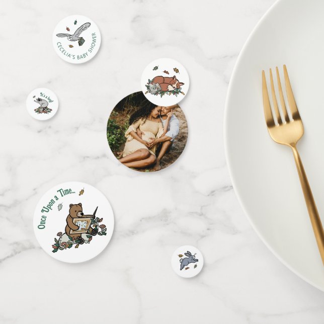 Woodland Storybook Forest Animals Baby Shower Confetti (Group)