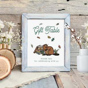 Woodland Storybook Gift Table Sign