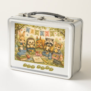 Woodland Study Buddies Lunch Time Metal Lunch Box