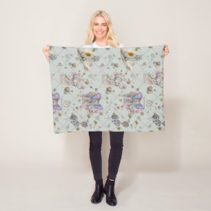 Woodland Theme Baby Fleece Blanket