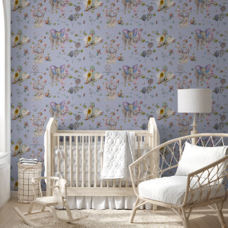 Woodland Theme Kids room Wallpaper