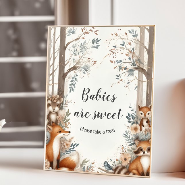 Woodland Themed baby shower Poster (Creator Uploaded)