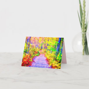 WOODLAND TRAIL GREETING CARD