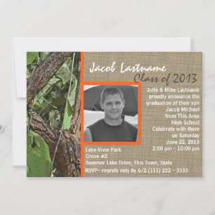 Woodland Tree Graduation Invitation