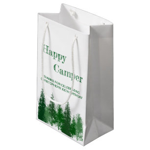 Woodland Trees Birthday Small Gift Bag