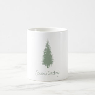 Woodland Trees Christmas Coffee Mug