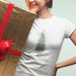 Woodland Trees Christmas T-Shirt