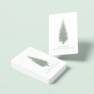 Woodland Trees Playing Cards