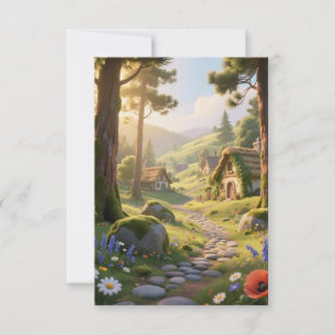 Woodland Village Thank You Card
