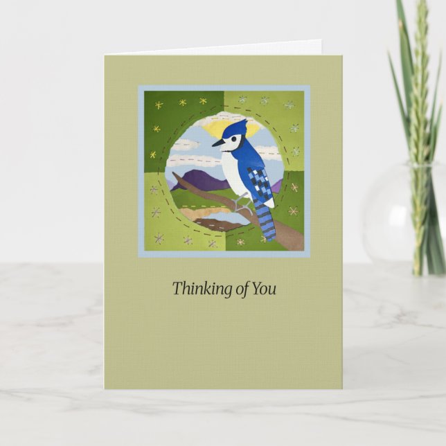 Woodland Walk "Thinking of You" Art Card – Printed (Front)