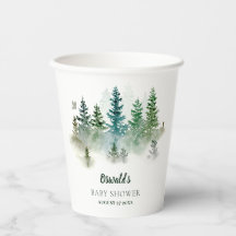 Woodland Watercolor Baby Shower