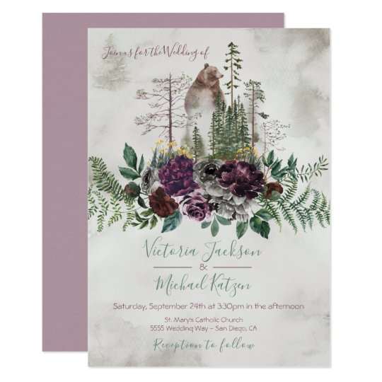 Woodland Wedding Invitations Uk 4