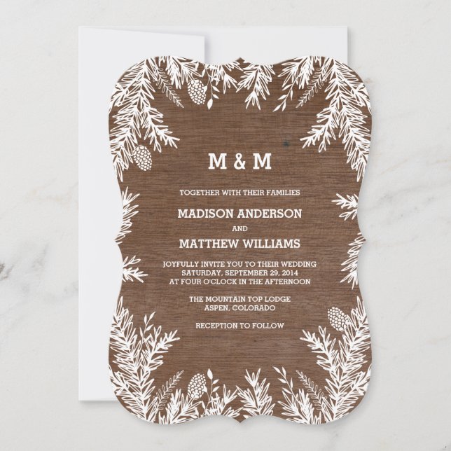 Woodland | Wedding Invitation (Front)