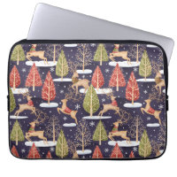 Woodland Whimsical Reindeers Winter