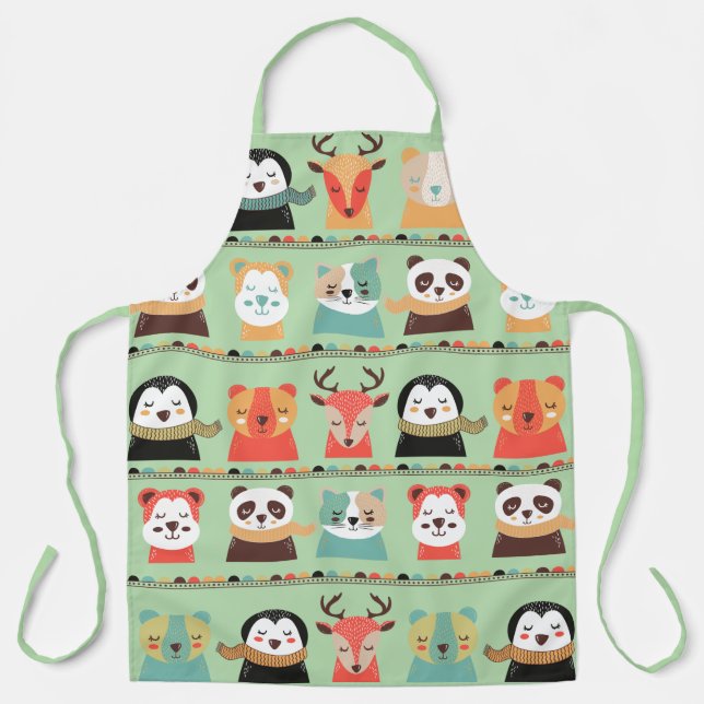Woodland Whimsy Buddies Apron (Front)