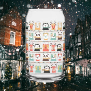 Woodland Whimsy Buddies Clear Can Glass