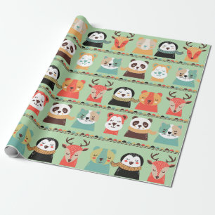 Woodland Whimsy Buddies Wrapping Paper