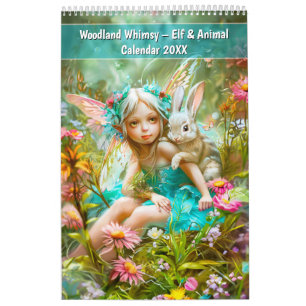 Woodland Whimsy – Elf & Animal Calendar 2026