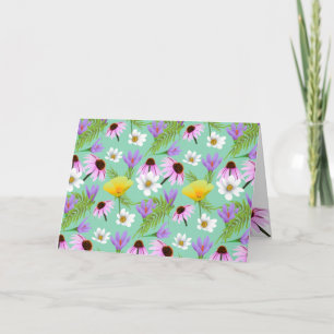 Woodland Wildflower Garden Card