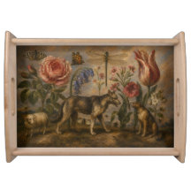 Woodland Wildlife and Botanical Oil Painting
