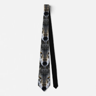 Woodland Wolf Inspirational Portrait Tie