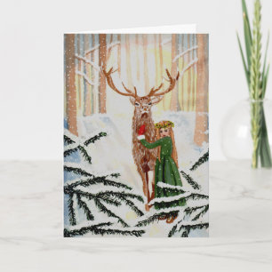 Woodland Wonder Spied Holiday Card