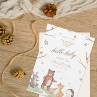 Woodlands Animals Forest Baby in Bloom Baby Shower