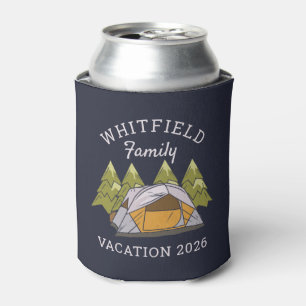 Woodlands Camping Trip Family Reunion Custom Can Cooler