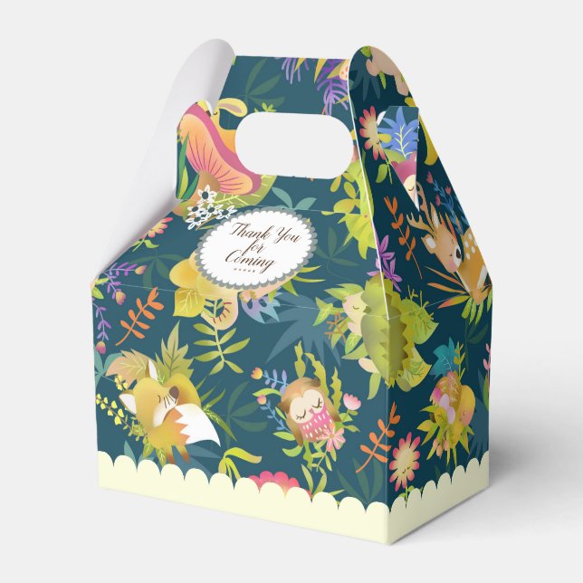 Woodlands Dreamland Navy Blue Favour Box (Front Side)