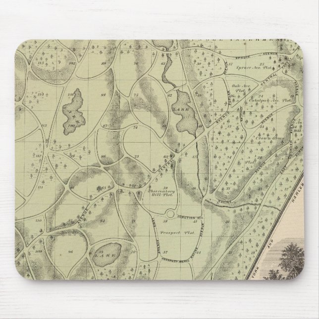 Woodlawn Cemetery Mouse Mat (Front)