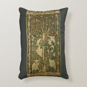 Woodpecker by William Morris, Vintage Textile Art Decorative Cushion