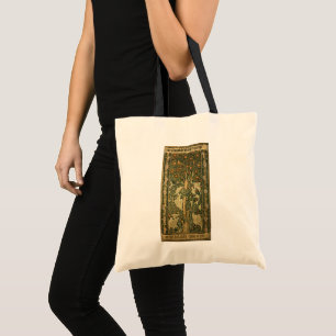 Woodpecker by William Morris, Vintage Textile Art Tote Bag