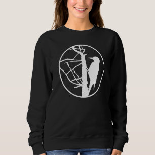 Woodpecker In The Tree For Bird Ornithologists Na Sweatshirt