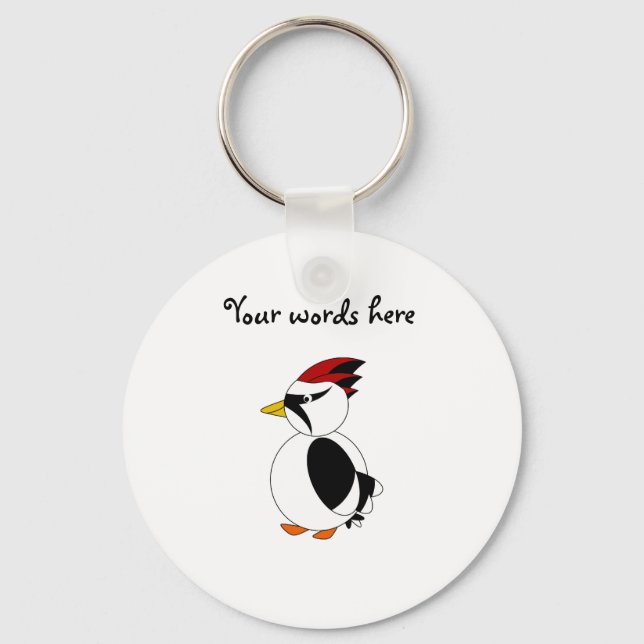 Woodpecker Key Ring (Front)