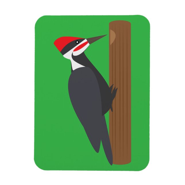 Woodpecker Magnet (Vertical)