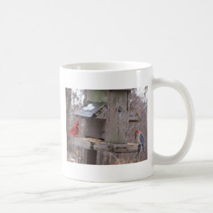 Woodpecker&Male Cardinal Coffee Mug
