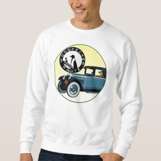 Woodpecker Route National Auto Trail Sweatshirt (Front)