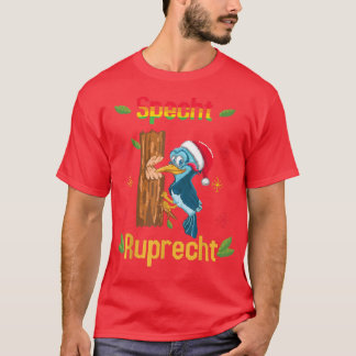 Woodpecker Ruprecht Bird Knecht Santa Ugly Christm T-Shirt