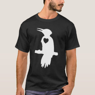 Woodpecker Silhouette Heart T-Shirt