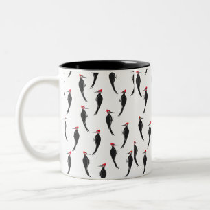Woodpecker Two-Tone Coffee Mug